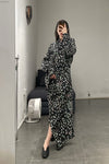 SAMUEL GUI YANG Long Skirt AW22DR01-2 Petals AW22DR01